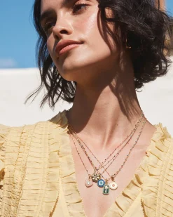 gorjana Heart Capri Necklace 18k Gold Plated Hot