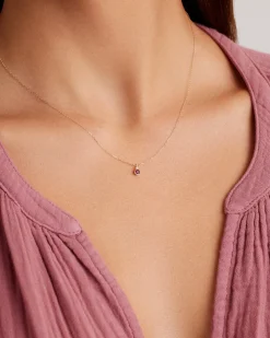gorjana 14k Gold Birthstone Necklace New
