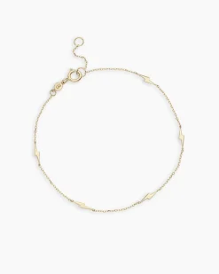 gorjana 14k Gold Bolt Bracelet 14k Solid Gold Online