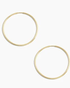 gorjana 14k Gold Classic Hoops 14k Solid Gold Hot