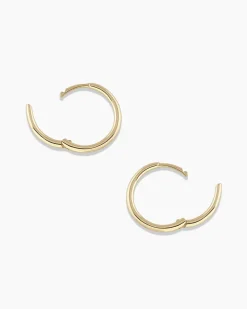 gorjana 14k Gold Classic Huggies 14k Solid Gold Best