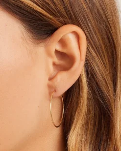 gorjana 14k Gold Classic Single Hoop 14k Solid Gold Sale