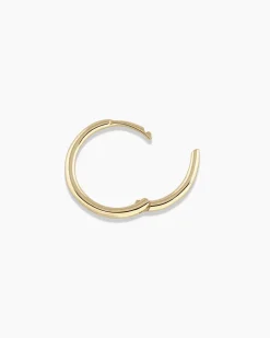 gorjana 14k Gold Classic Single Huggie 14k Solid Gold New