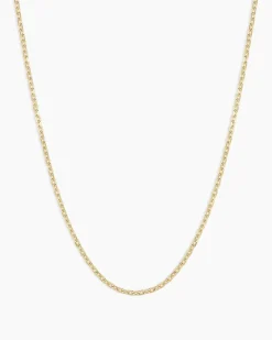 gorjana 14k Gold Delicate Link Chain 14k Solid Gold Sale