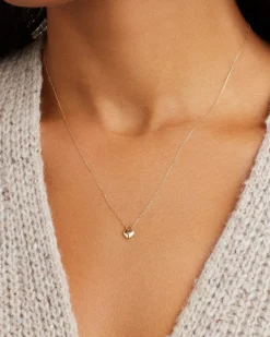 gorjana 14k Gold Heart Padlock Necklace 14k Solid Gold Sale