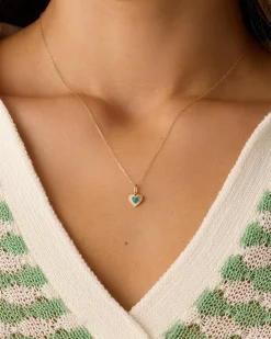 gorjana 14k Gold It's a Boy Charm Necklace 14k Solid Gold Hot