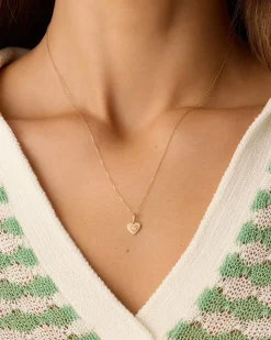 gorjana 14k Gold It's a Girl Charm Necklace 14k Solid Gold Online