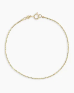 gorjana 14k Gold Micro Mini Venice Bracelet 14k Solid Gold Clearance