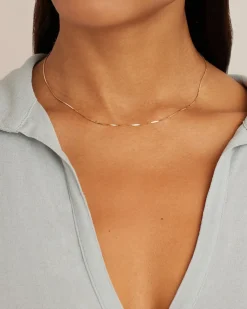 gorjana 14k Gold Micro Mini Venice Necklace 14k Solid Gold Online