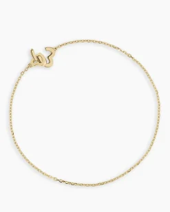 gorjana 14k Gold Parker Heart Bracelet 14k Solid Gold Clearance