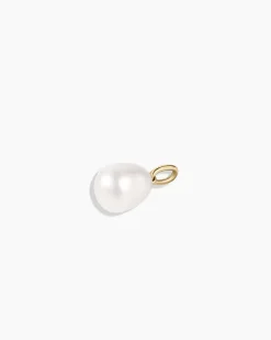 gorjana 14k Gold Pearl Charm 14k Solid Gold Online