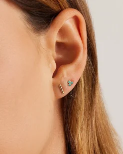 gorjana 14k Gold Rose Bar Studs 14k Solid Gold Sale