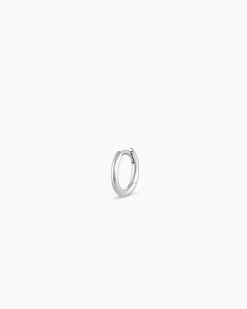 gorjana 14k White Gold Classic Single Huggie 14k Solid White Gold Outlet