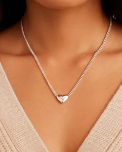 gorjana Lou Helium Heart Necklace Discount