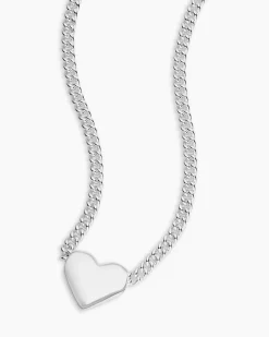 gorjana Lou Helium Heart Necklace Discount