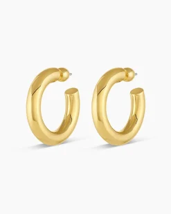 gorjana Lou Statement Hoops Fashion