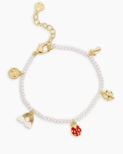 gorjana Lucky Mini Charm Bracelet 18k Gold Plated Online