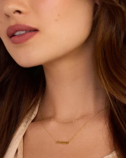 gorjana Mama Wilder Necklace 18k Gold Plated Hot