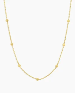 gorjana Newport Chain Necklace 18k Gold Plated Online