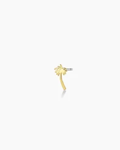 gorjana Palm Single Stud 18k Gold Plated Discount