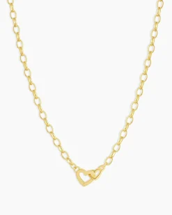 gorjana Parker Heart Mini Necklace Clearance