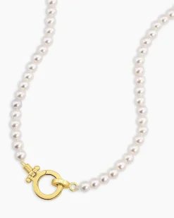gorjana Parker Pearl Necklace 18k Gold Plated Best