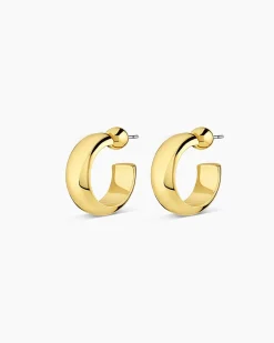 gorjana Paseo Small Hoops 18k Gold Plated Discount