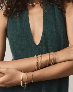 gorjana Poppy Gold Bracelet Set 18k Gold Plated Best