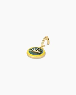 gorjana Power Gemstone Inspiration Parker Charm 18k Gold Plated, Apatite - Inspiration Clearance