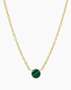 gorjana Rose Marble Coin Necklace Clearance