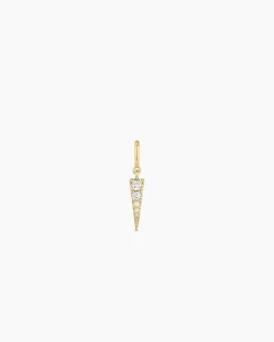 gorjana Shimmer Dagger Parker Charm 18k Gold Plated New