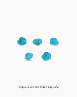 gorjana Turquoise Cove Hoops 18k Gold Plated Discount