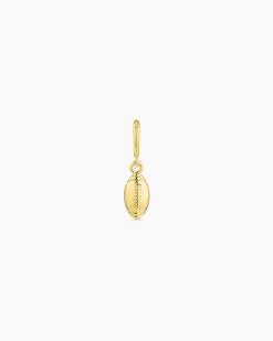 gorjana Varsity Parker Charm 18k Gold Plated New