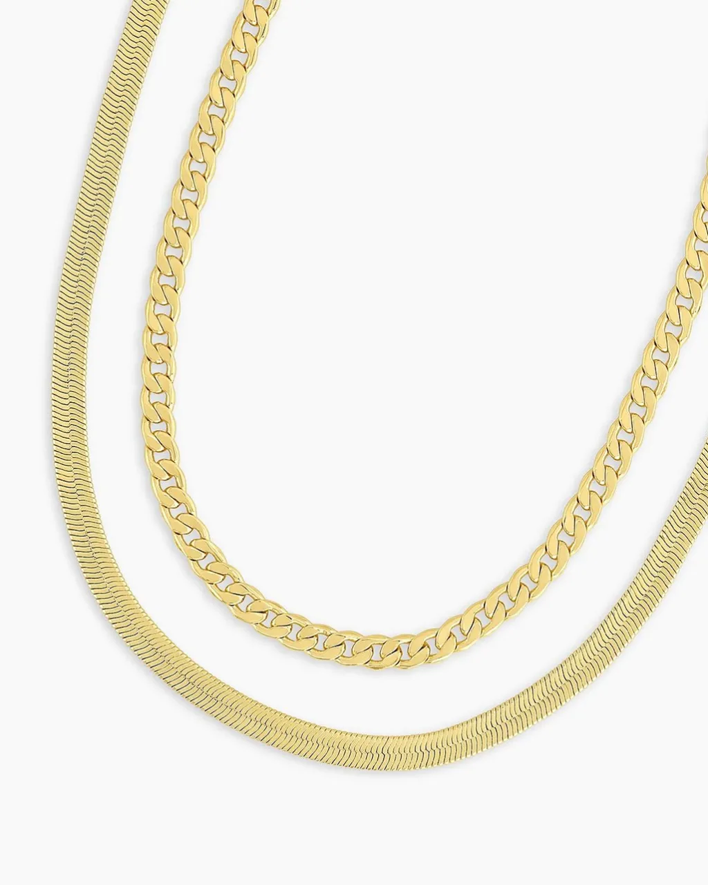 gorjana Venice Layering Set 18k Gold Plated Clearance