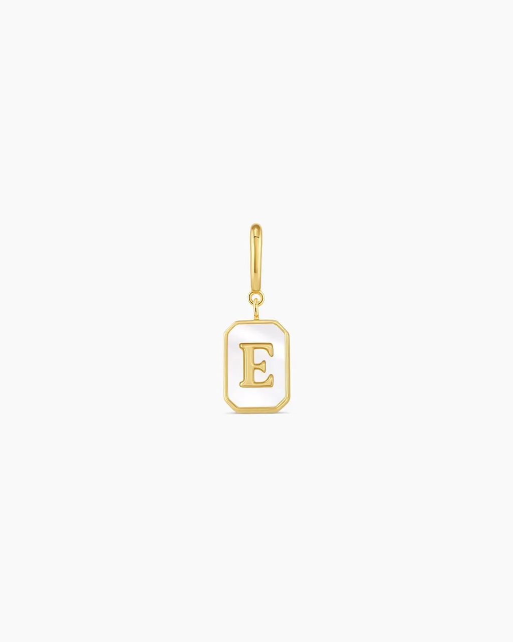 gorjana Vintage Alphabet Parker Charm 18k Gold Plated New