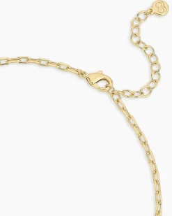 gorjana Western Parker Charm Necklace 18k Gold Plated Outlet