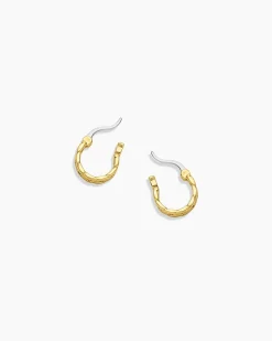 gorjana Wilder Huggies 18k Gold Plated Discount