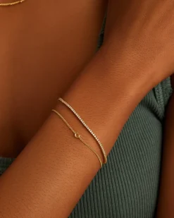 gorjana Wilder Mini Alphabet Bracelet Online