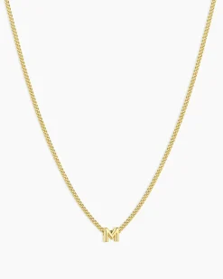gorjana Wilder Mini Alphabet Necklace Hot
