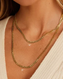 gorjana Wilder Necklace 18k Gold Plated Hot