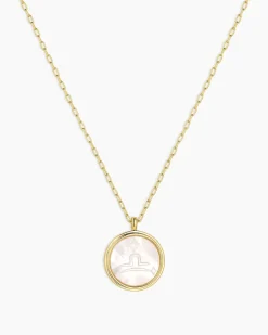 gorjana Zodiac Necklace 18k Gold Plated Outlet