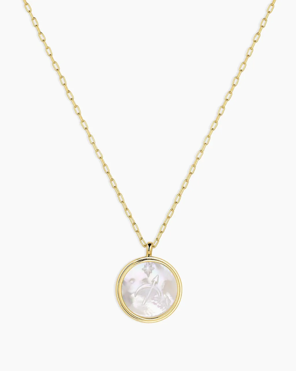 gorjana Zodiac Necklace 18k Gold Plated Outlet