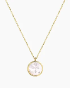 gorjana Zodiac Necklace 18k Gold Plated Outlet