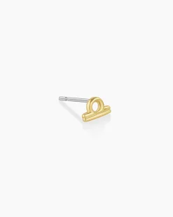 gorjana Zodiac Single Stud 18k Gold Plated Hot