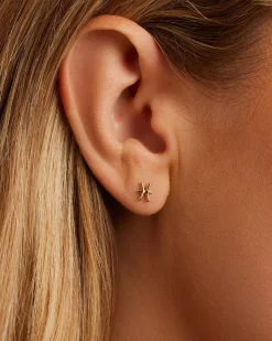 gorjana Zodiac Single Stud 18k Gold Plated Hot