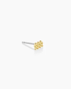gorjana Zodiac Single Stud 18k Gold Plated Hot